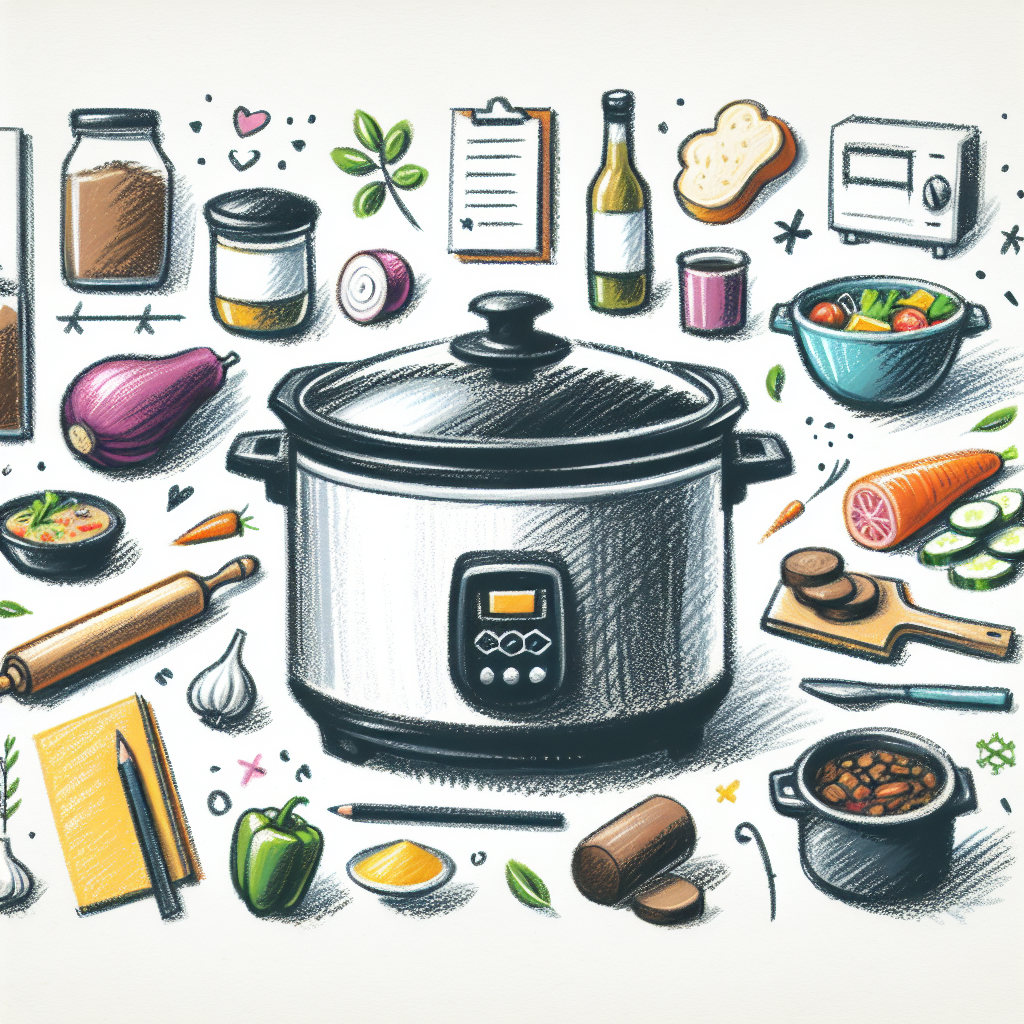 Pastelková ilustrace znázorňující téma: Kuchyně