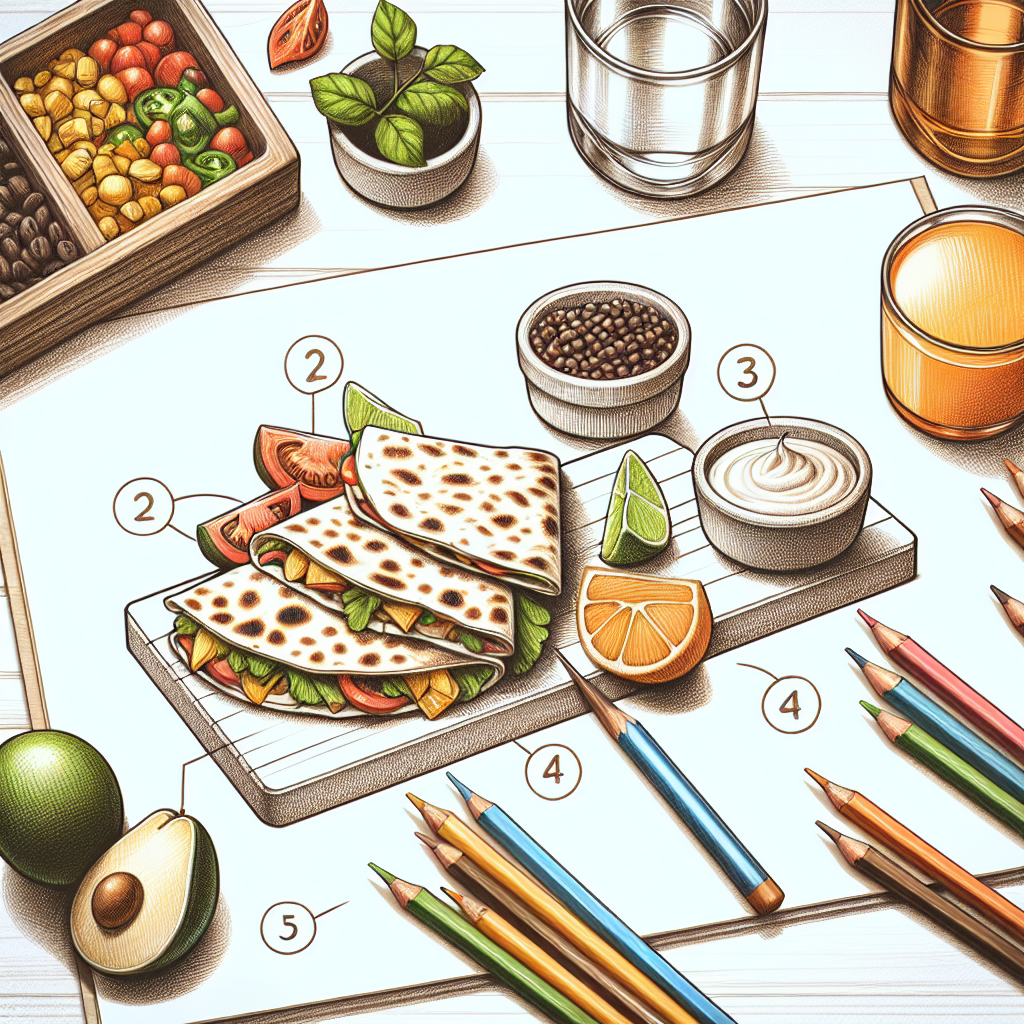 Pastelková ilustrace znázorňující téma: Recepty