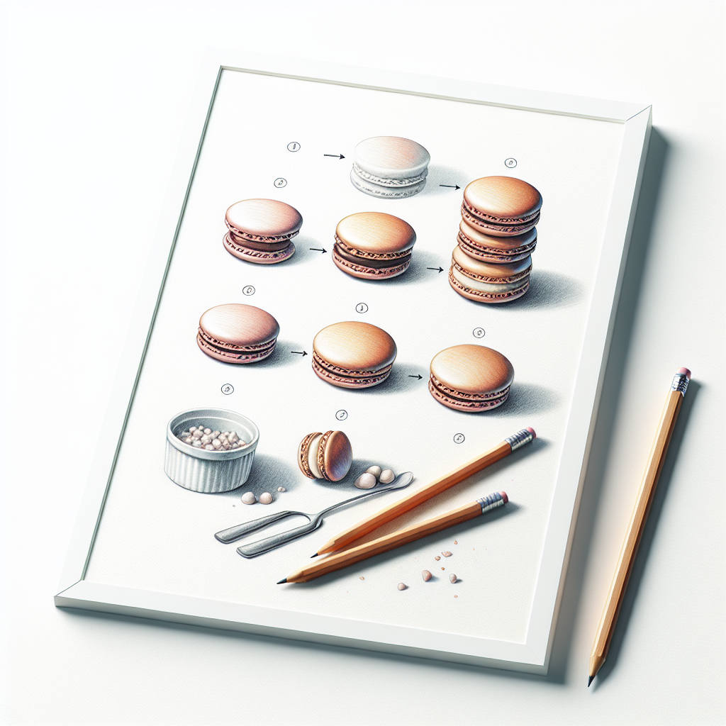 Pastelková ilustrace znázorňující téma: Dezerty