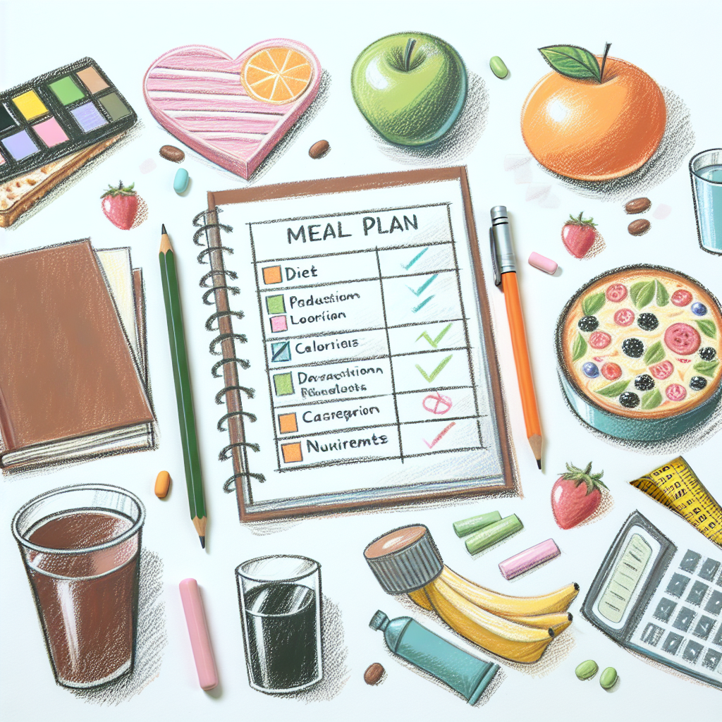 Pastelková ilustrace znázorňující téma: Zdravé stravování