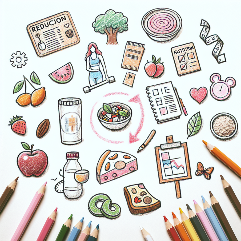 Pastelková ilustrace znázorňující téma: Výživa a zdraví