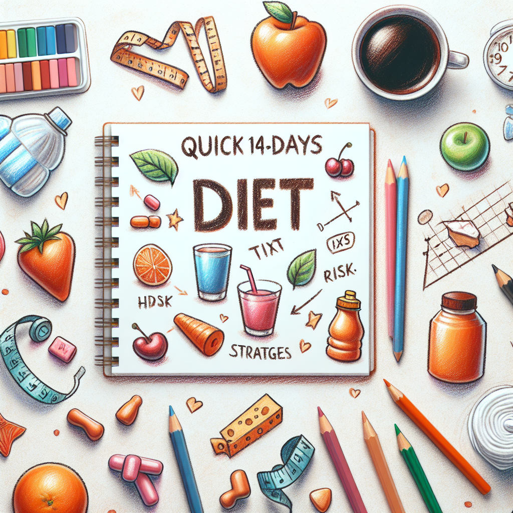 Pastelková ilustrace znázorňující téma: Diety a výživa