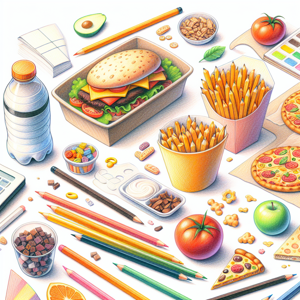 Pastelková ilustrace znázorňující téma: Rychlé vaření