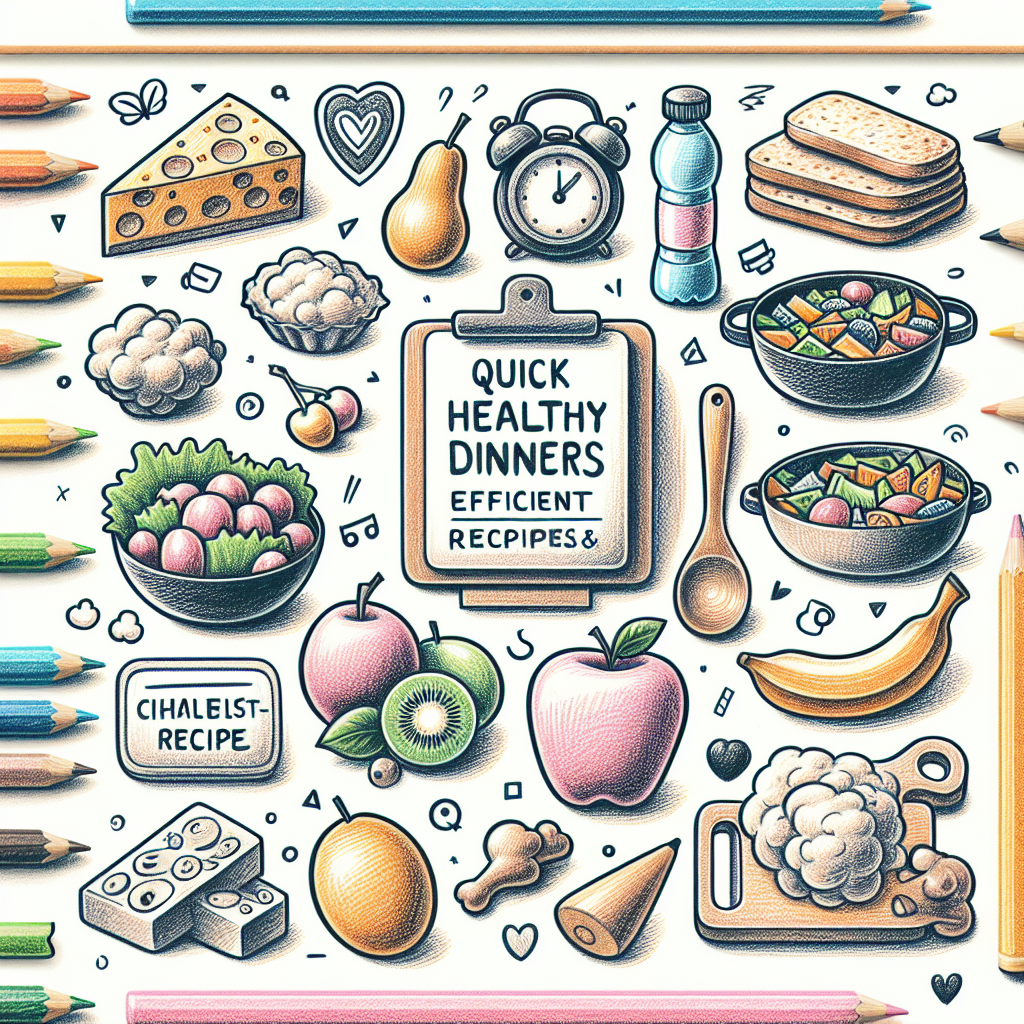 Pastelková ilustrace znázorňující téma: Recepty pro děti