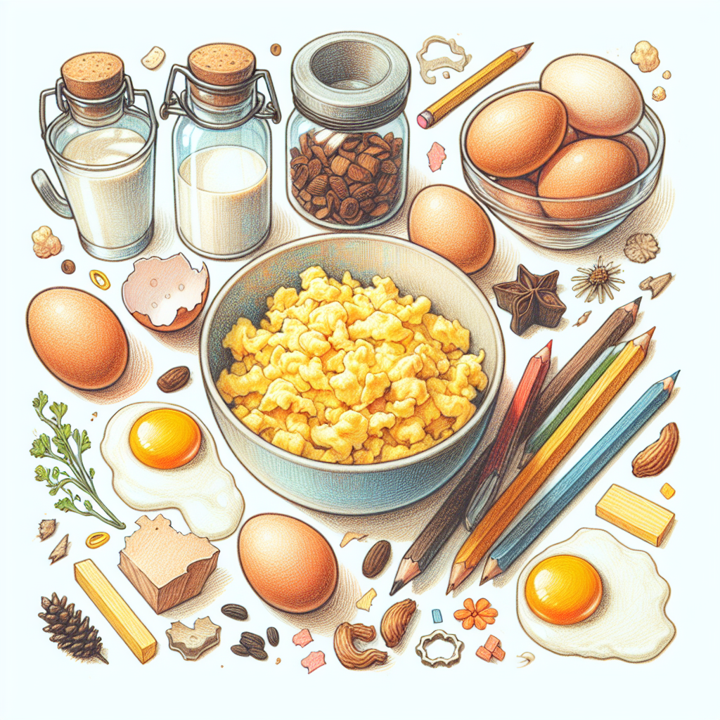 Pastelková ilustrace znázorňující téma: Kuchyně