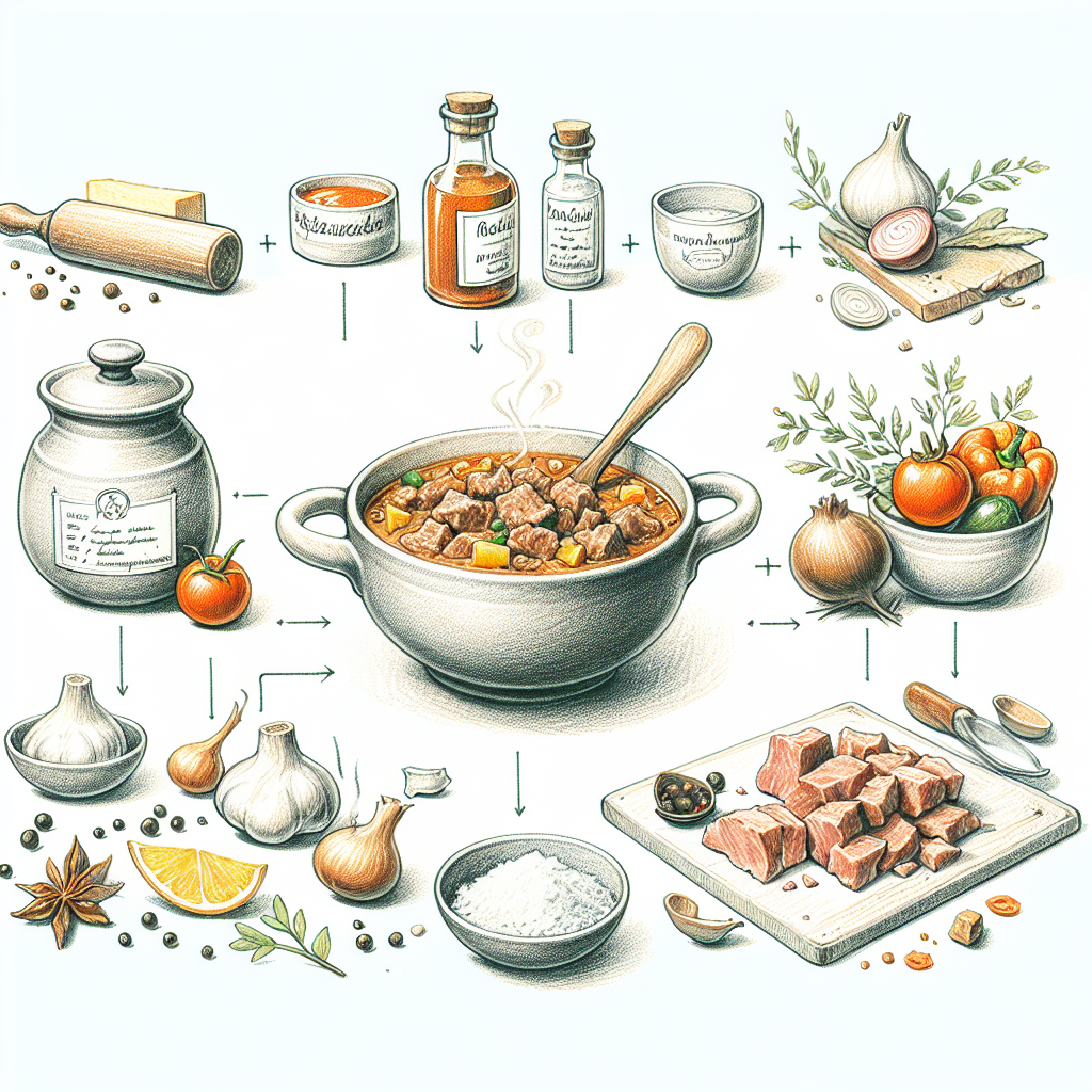 Pastelková ilustrace znázorňující téma: Recepty