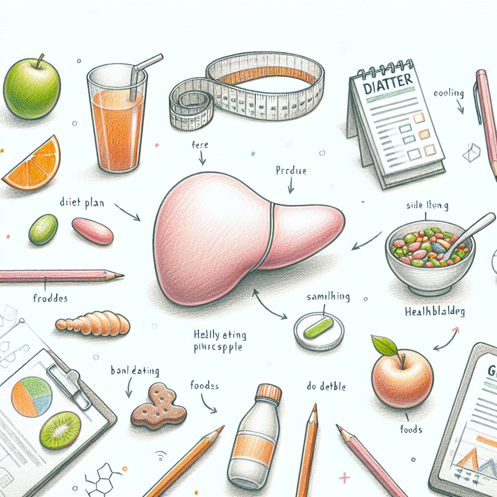 Pastelková ilustrace znázorňující téma: Diety a zdravá výživa