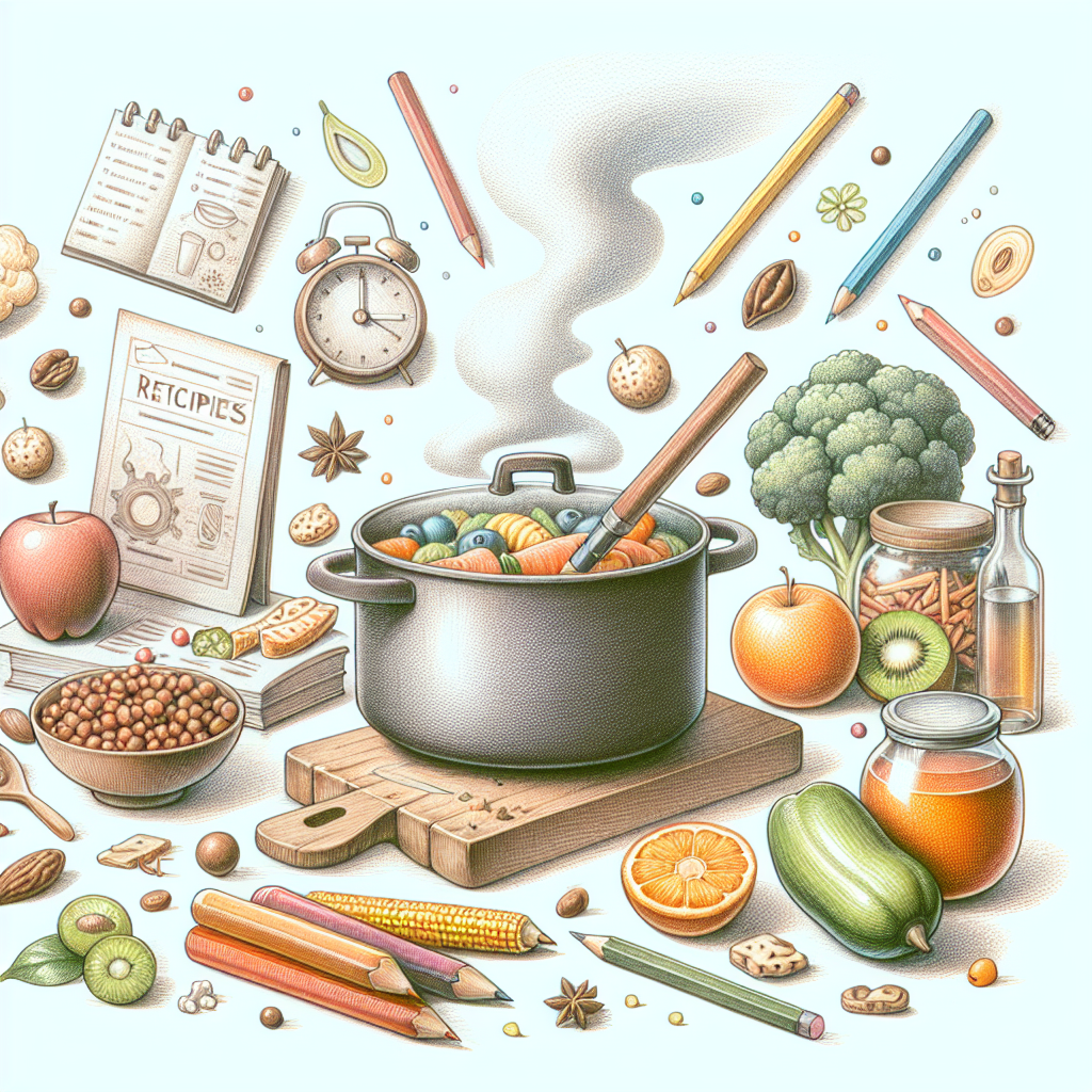 Pastelková ilustrace znázorňující téma: Zdravá výživa