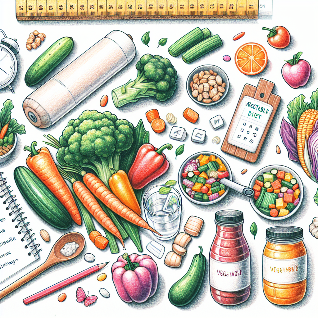 Pastelková ilustrace znázorňující téma: Diety a zdraví