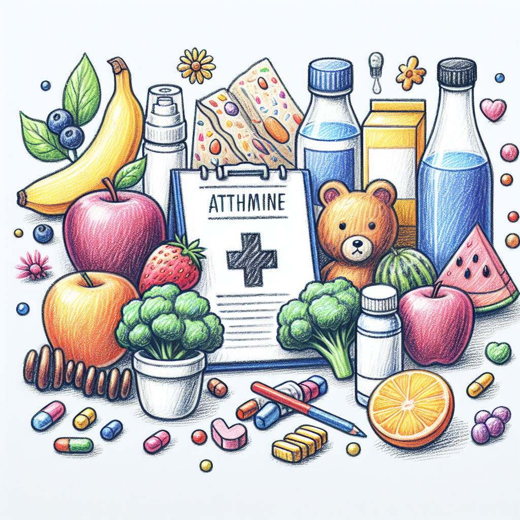 Pastelková ilustrace znázorňující téma: Zdravá výživa