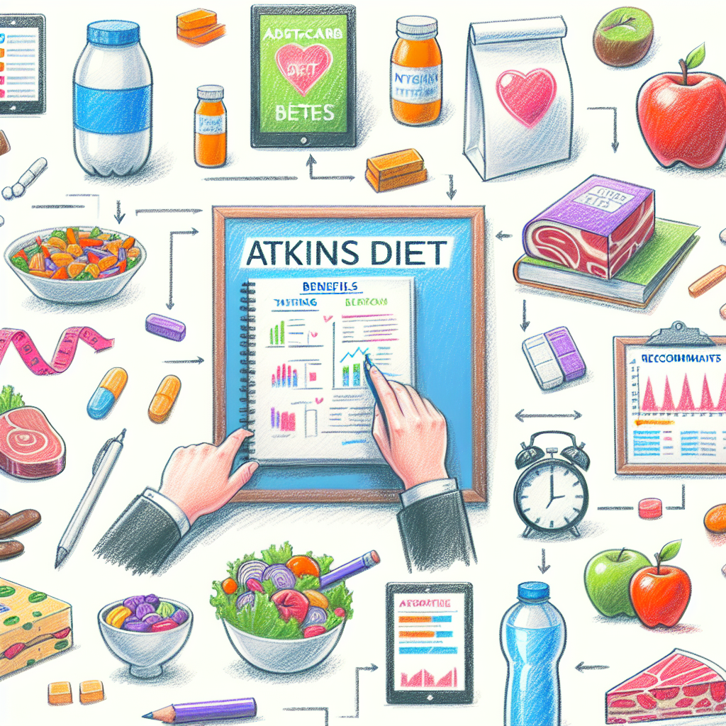 Pastelková ilustrace znázorňující téma: Diety