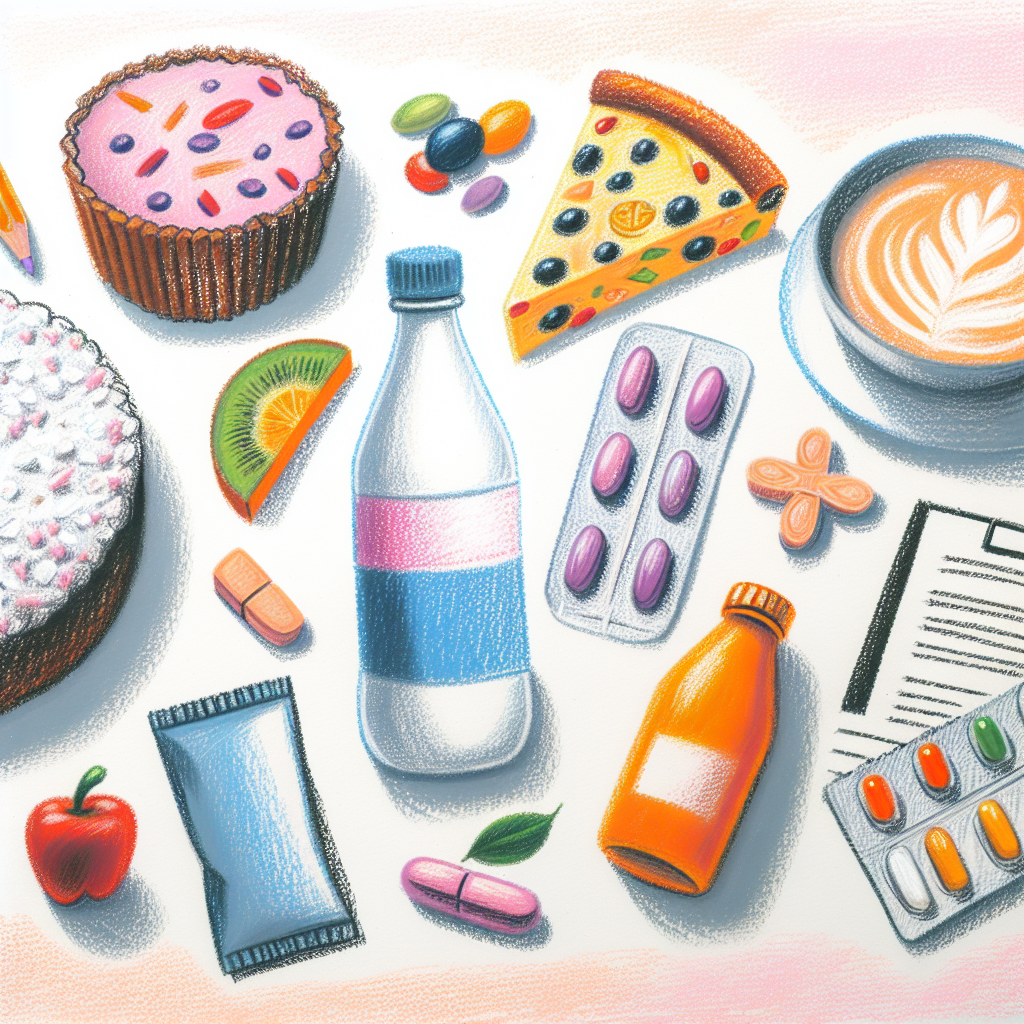 Pastelková ilustrace znázorňující téma: Zdraví