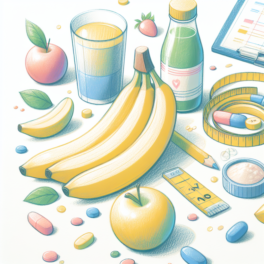 Pastelková ilustrace znázorňující téma: Diety