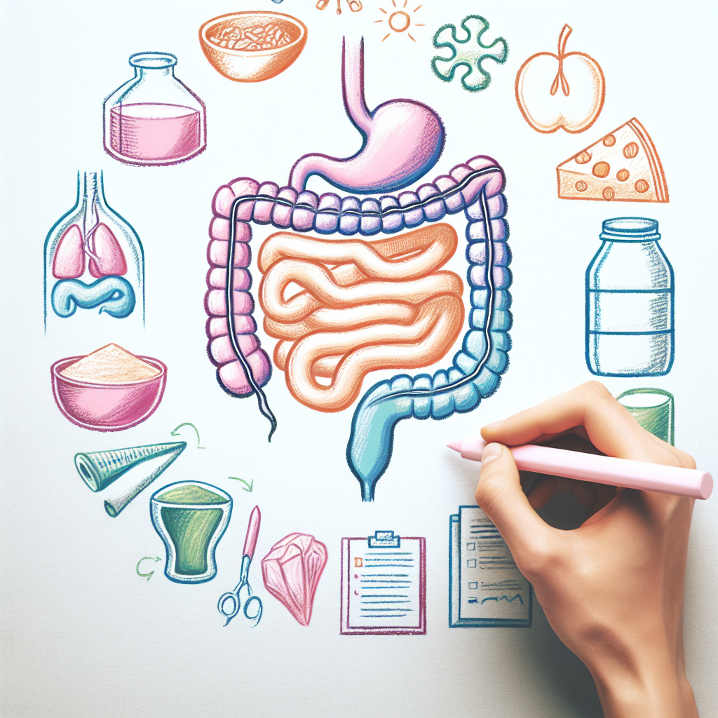 Pastelková ilustrace znázorňující téma: Diety a zdraví