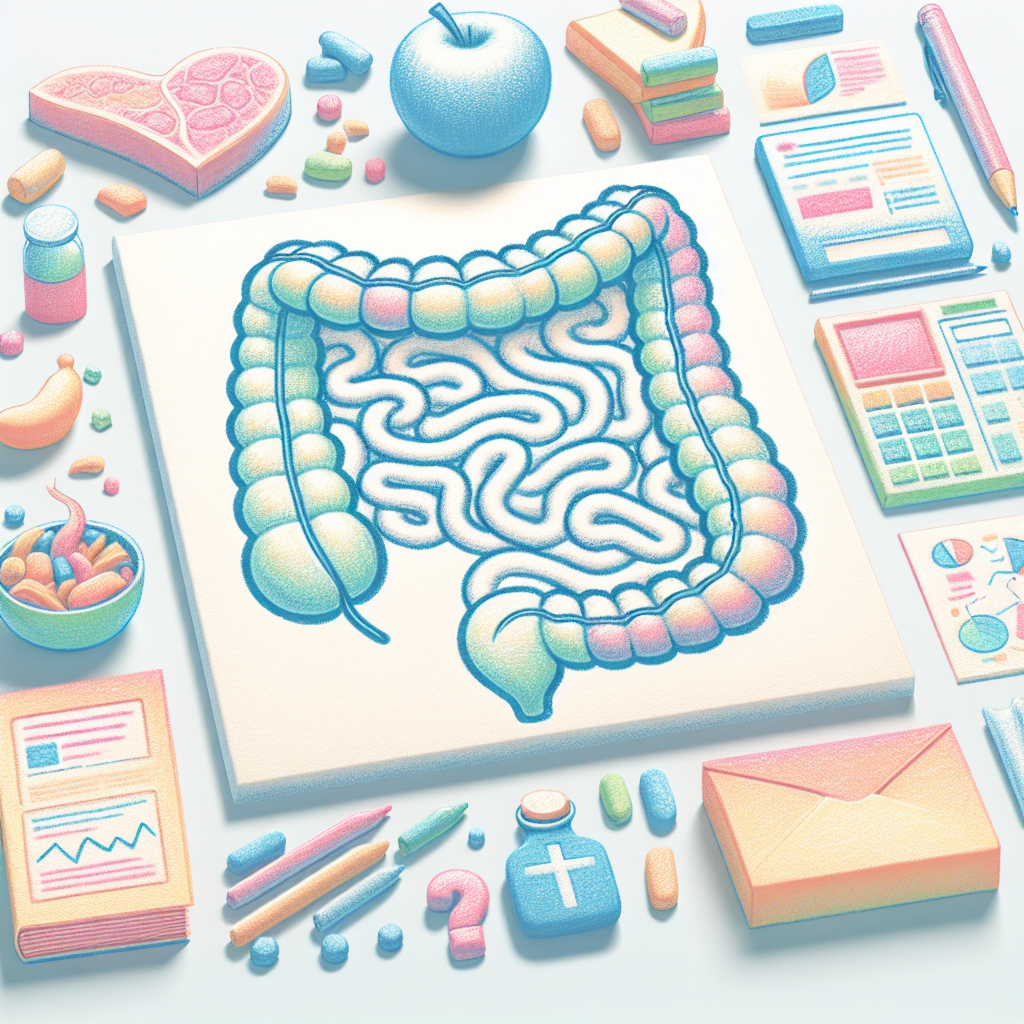 Pastelková ilustrace znázorňující téma: Diety a výživa