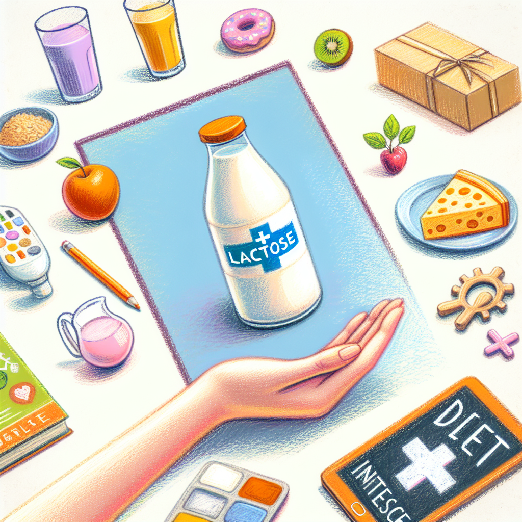 Pastelková ilustrace znázorňující téma: Diety