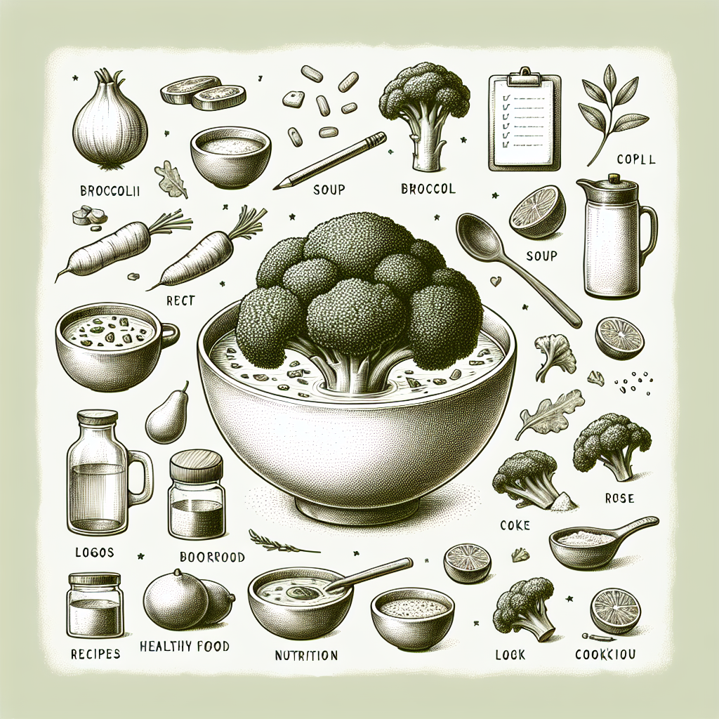Pastelková ilustrace znázorňující téma: Polévky