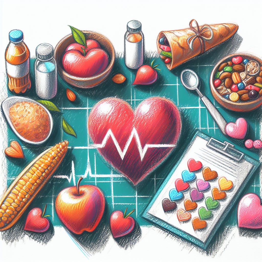 Pastelková ilustrace znázorňující téma: Zdravá výživa