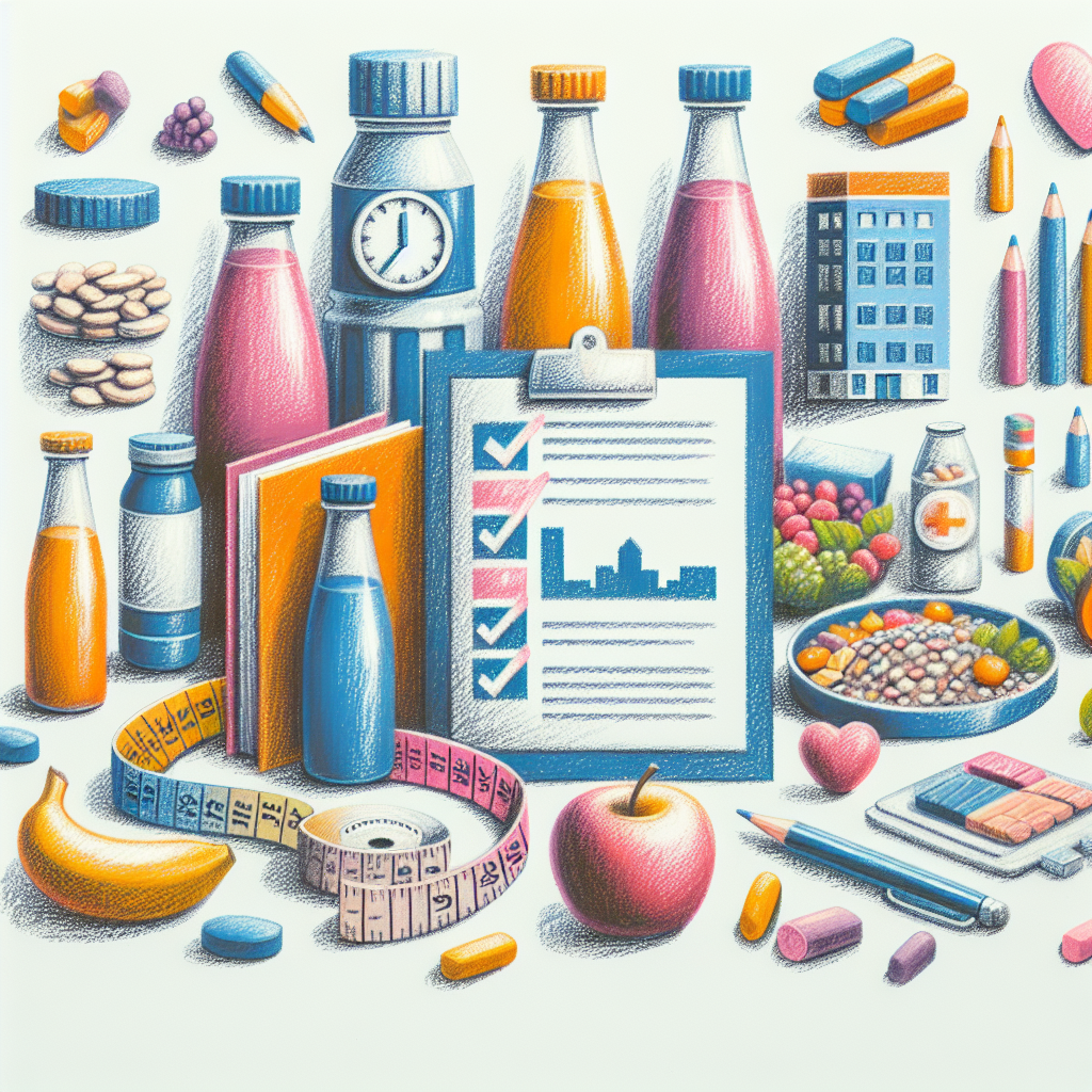 Pastelková ilustrace znázorňující téma: Nemocniční výživa