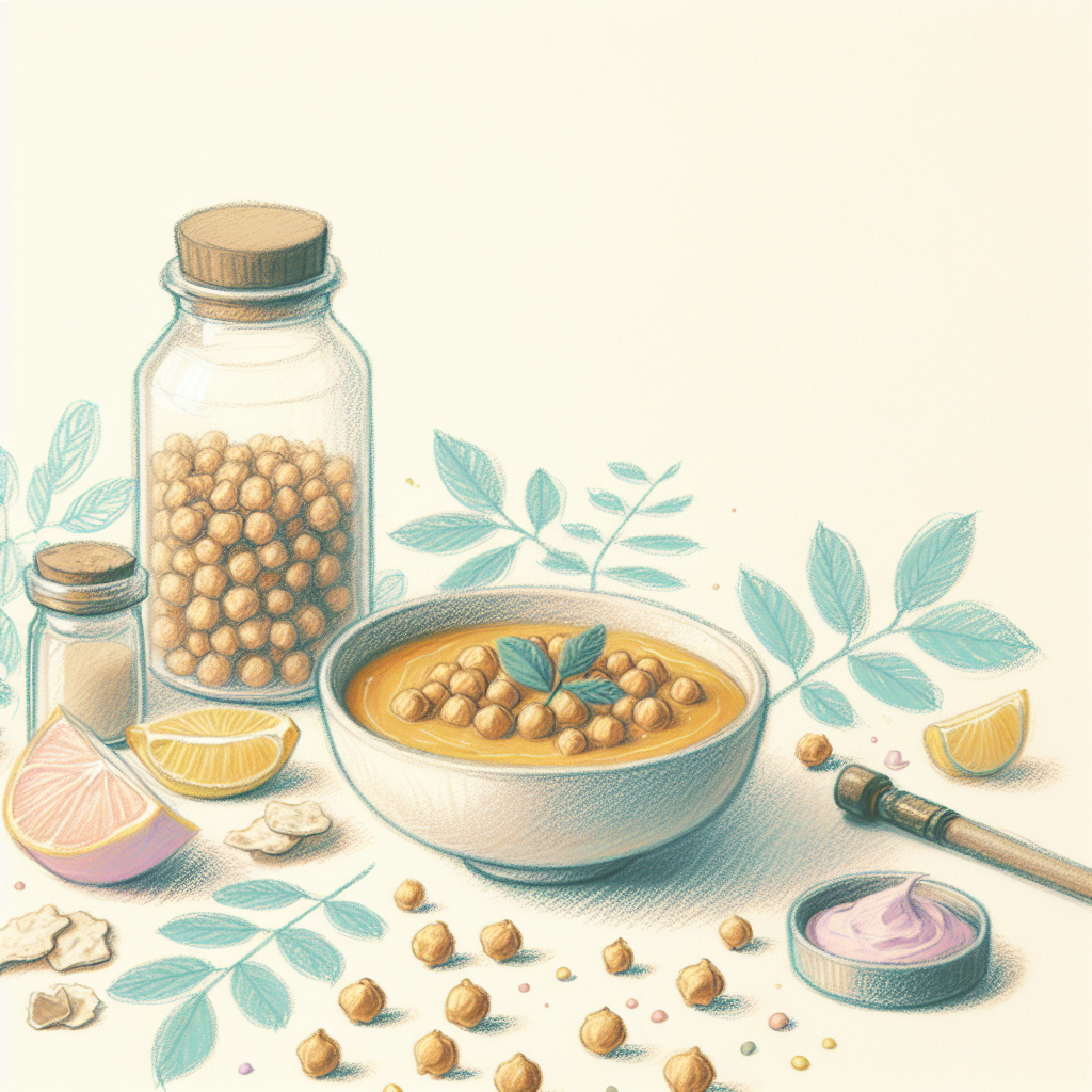 Pastelková ilustrace znázorňující téma: Recepty
