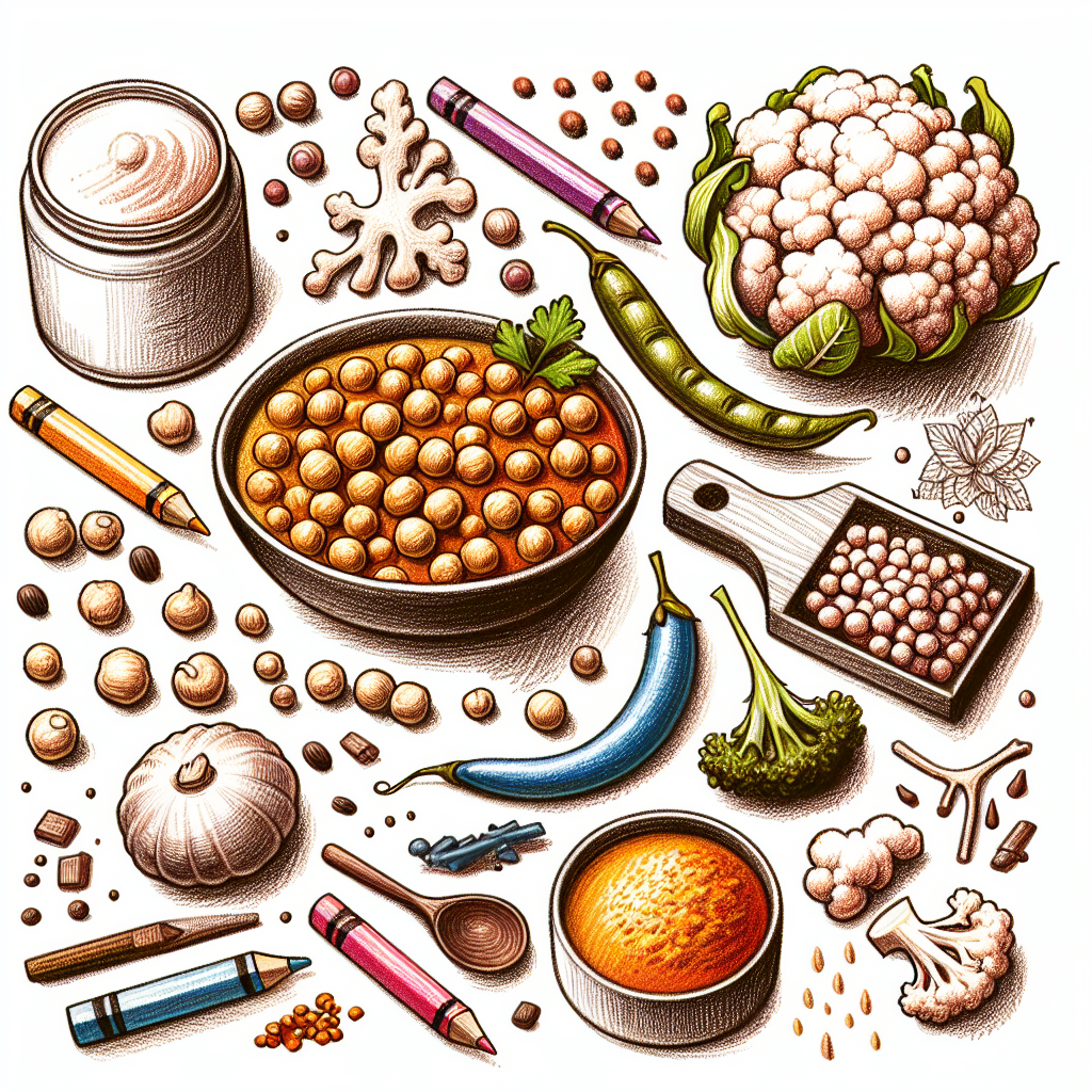 Pastelková ilustrace znázorňující téma: Vegetariánské recepty
