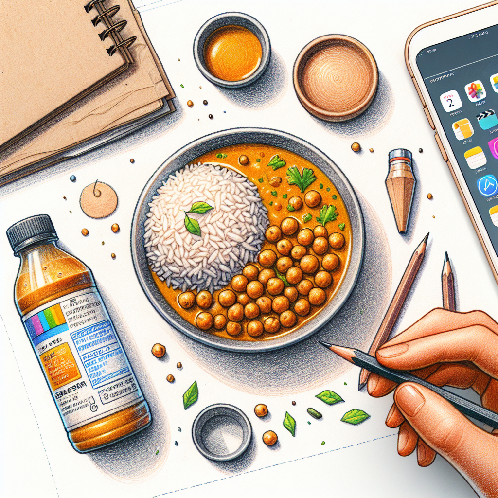 Pastelková ilustrace znázorňující téma: Zdravá strava