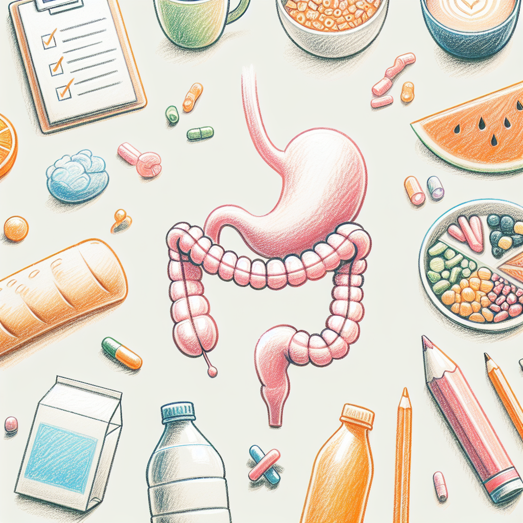 Pastelková ilustrace znázorňující téma: Crohnova choroba