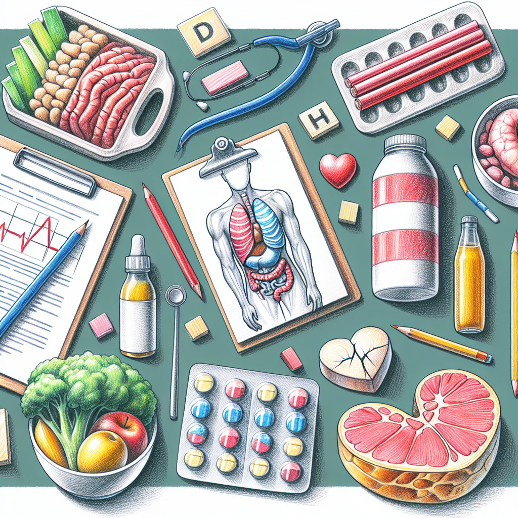 Pastelková ilustrace znázorňující téma: Zdraví a výživa
