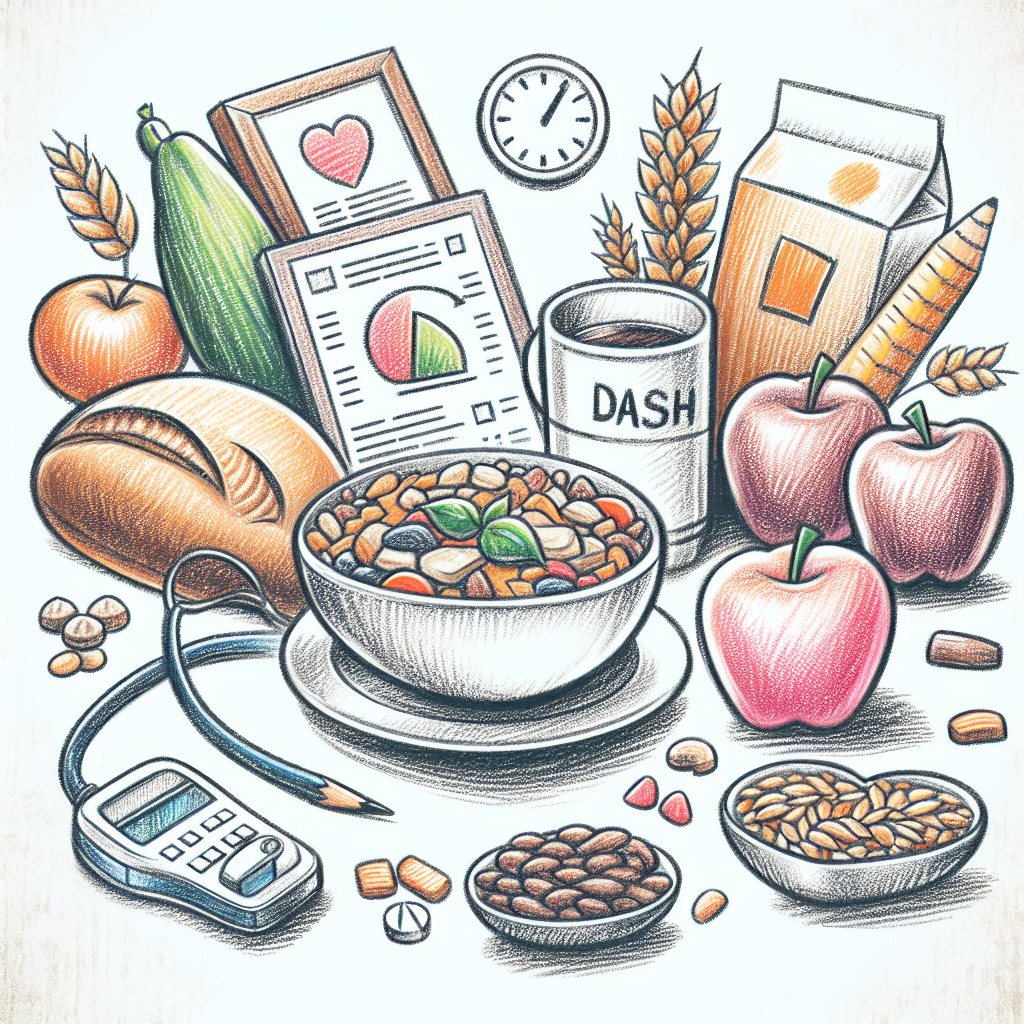 Pastelková ilustrace znázorňující téma: Diety