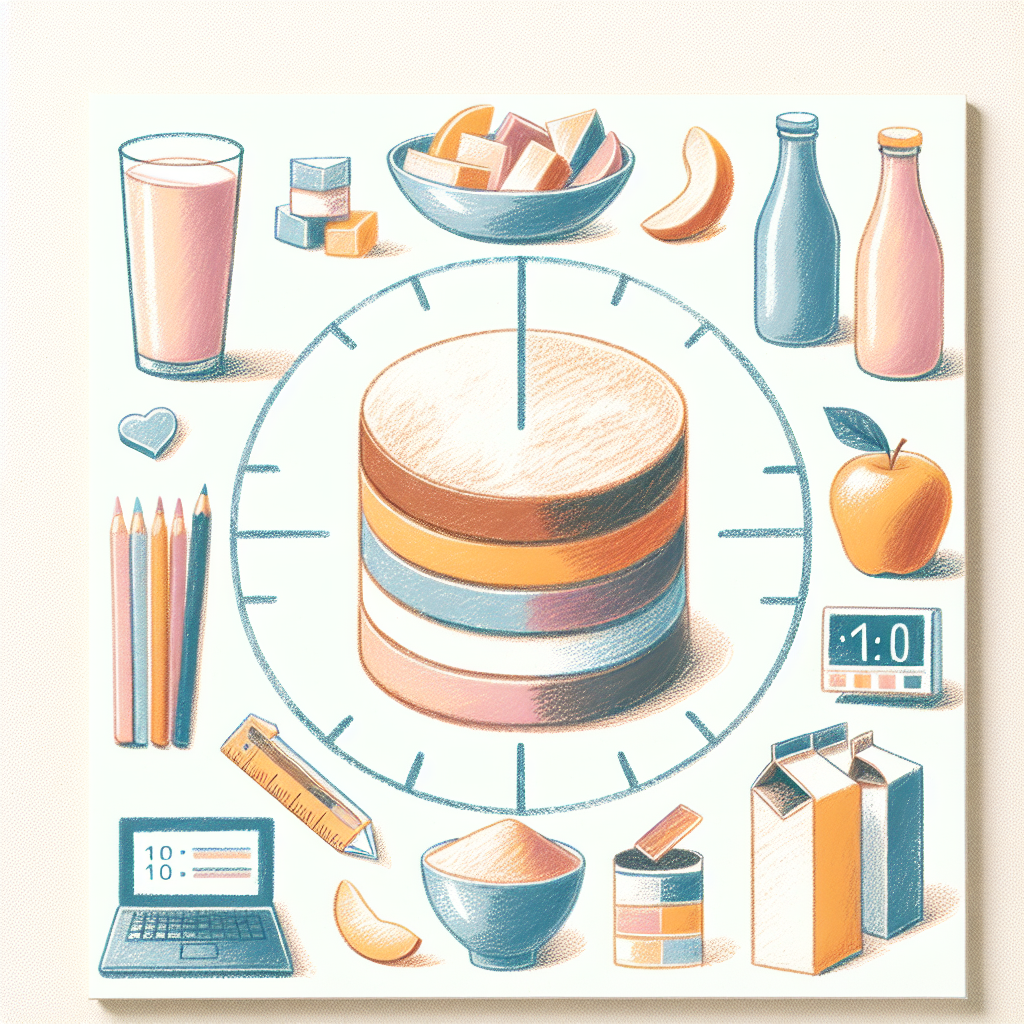 Pastelková ilustrace znázorňující téma: Zdravé stravování