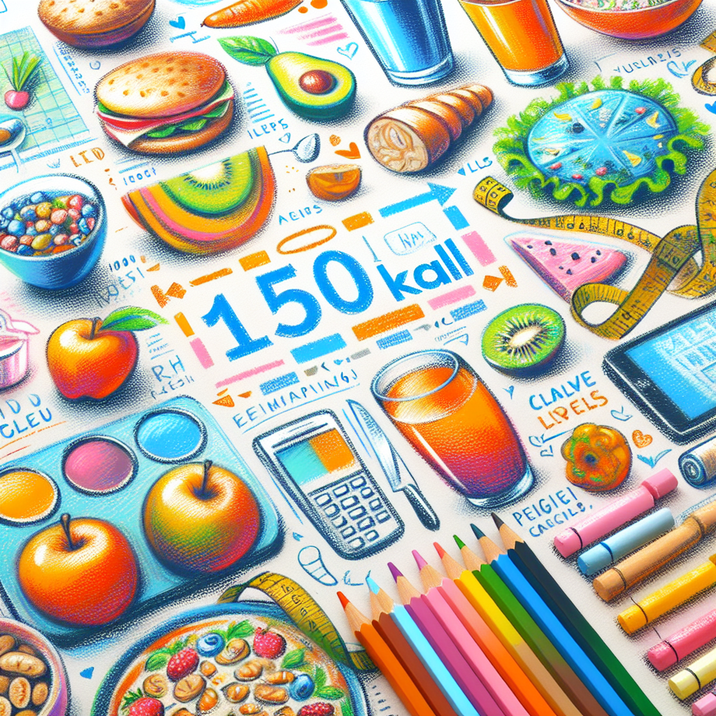Pastelková ilustrace znázorňující téma: Výživa a diety
