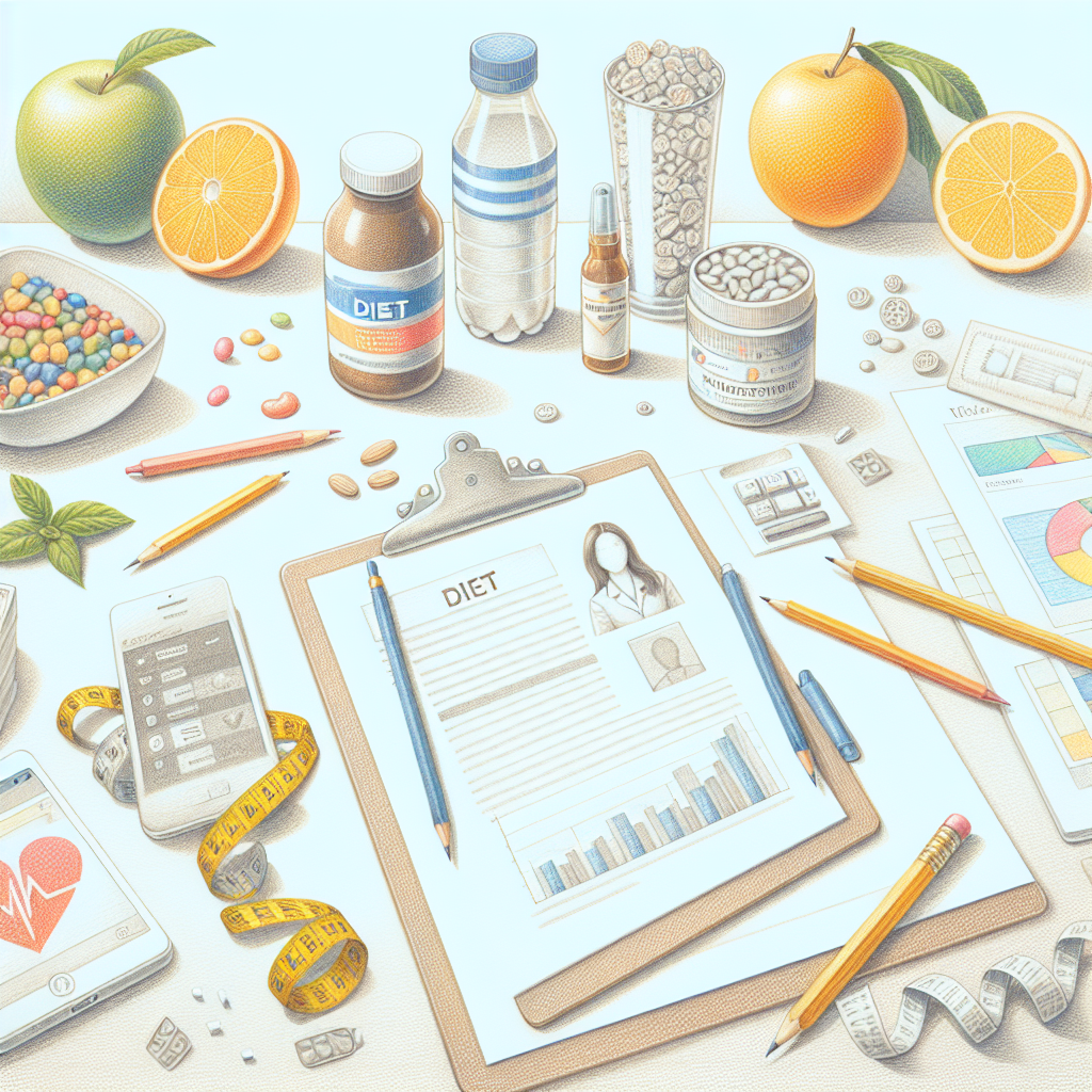 Pastelková ilustrace znázorňující téma: Výživa a zdraví
