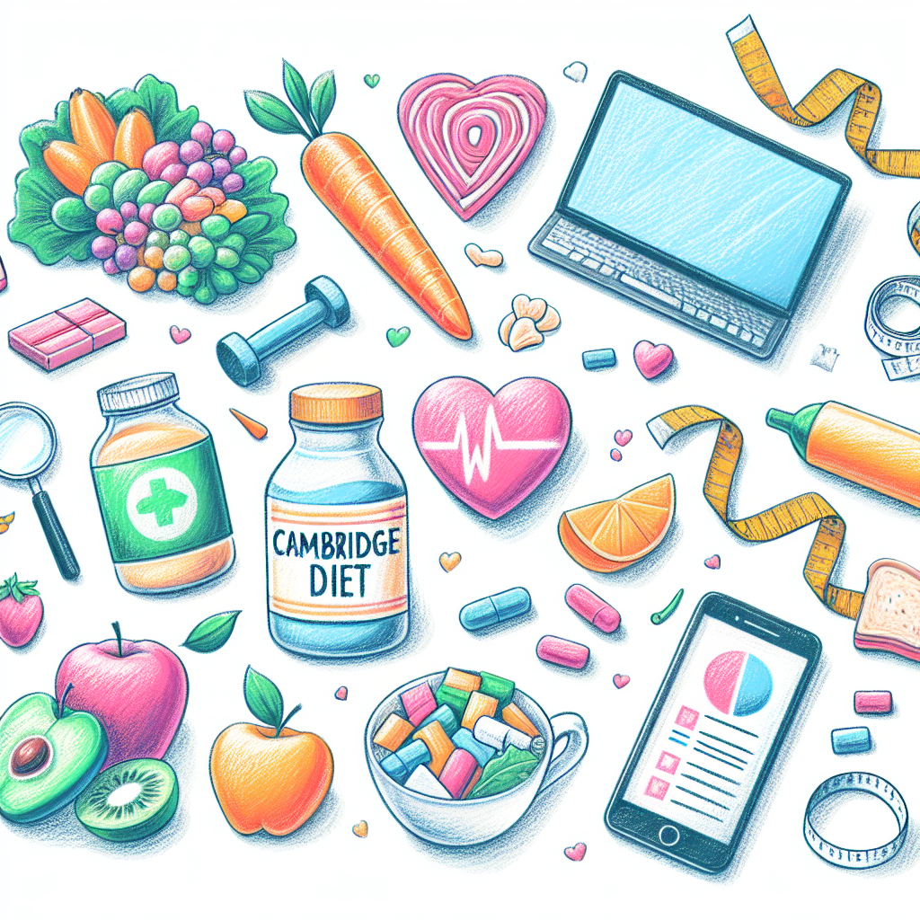 Pastelková ilustrace znázorňující téma: Diety