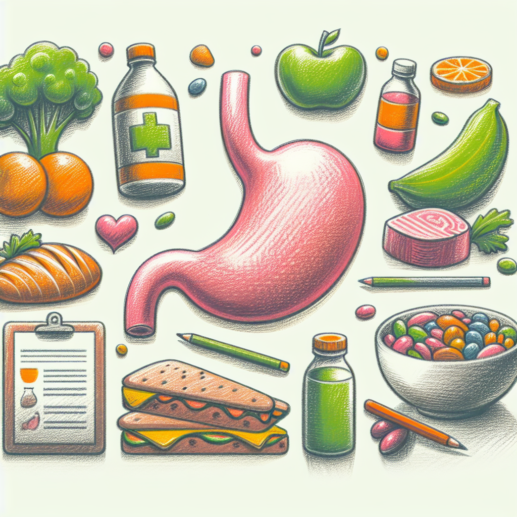 Pastelková ilustrace znázorňující téma: Zdravá výživa