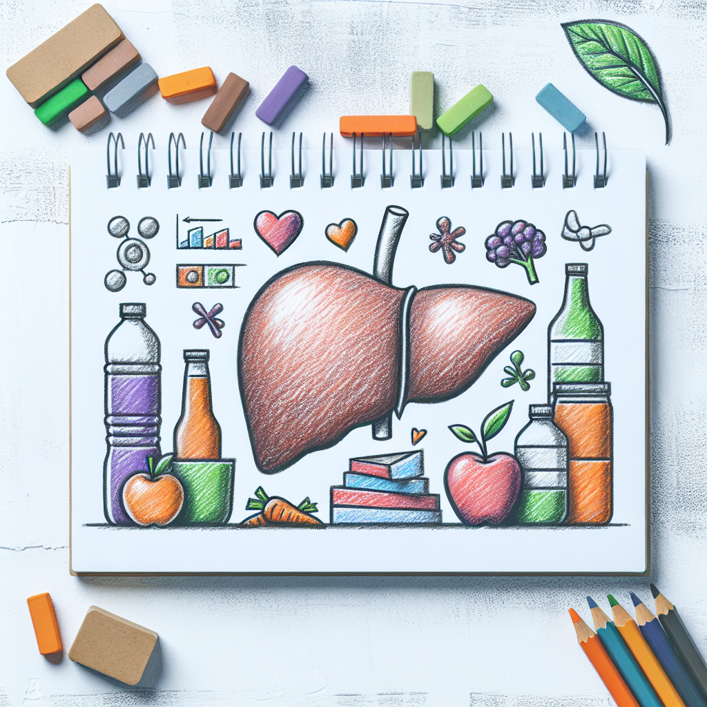 Pastelková ilustrace znázorňující téma: Zdravá výživa