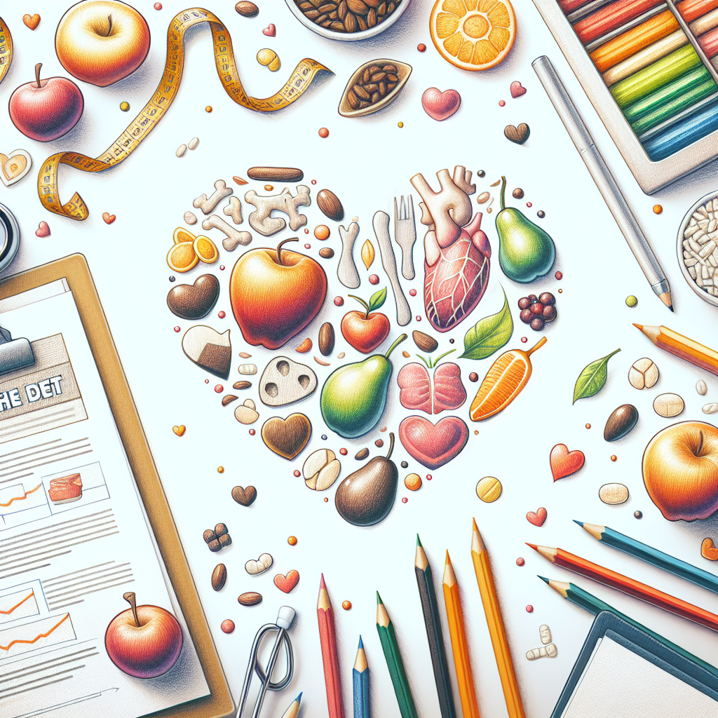 Pastelková ilustrace znázorňující téma: Zdravá strava
