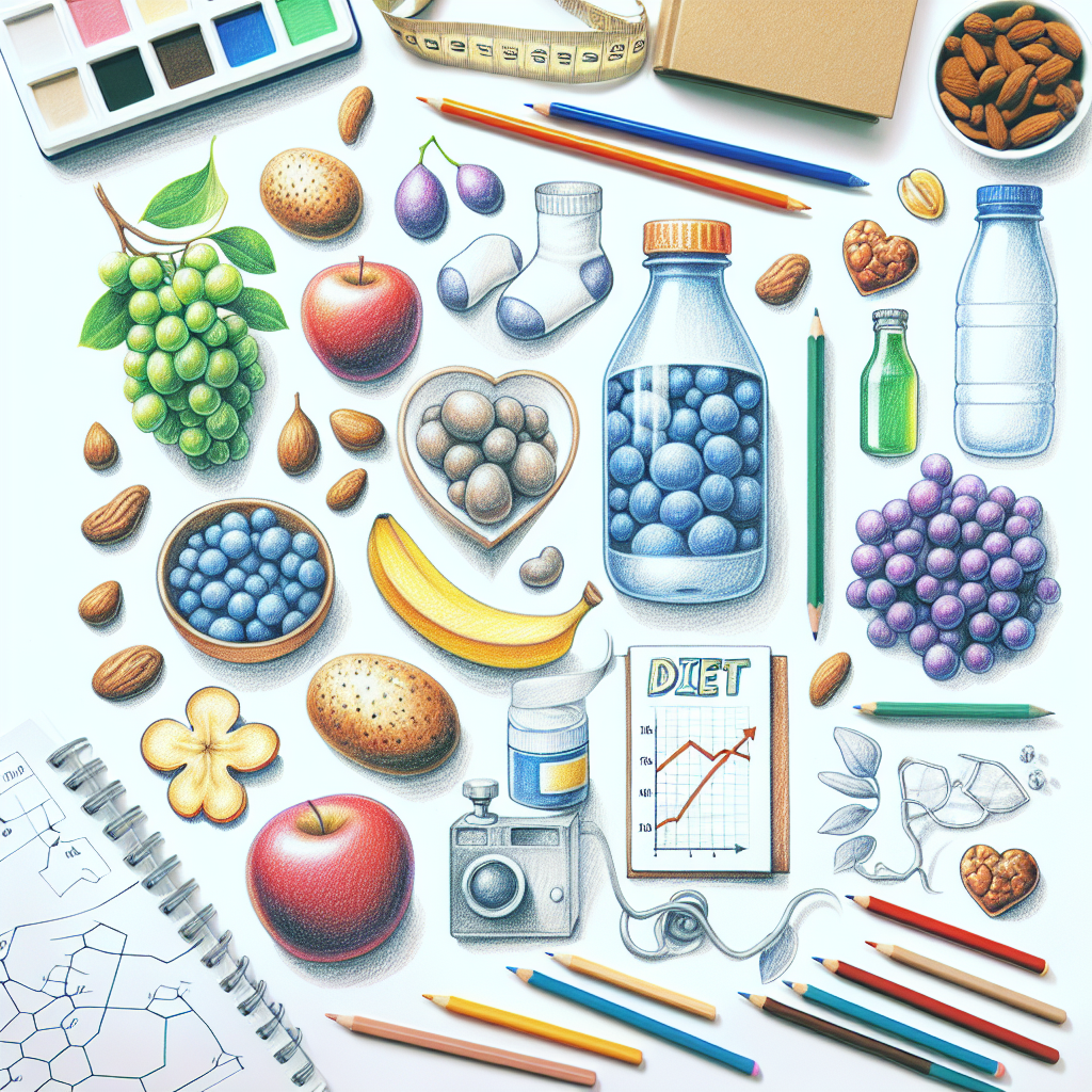 Pastelková ilustrace znázorňující téma: Zdravá výživa