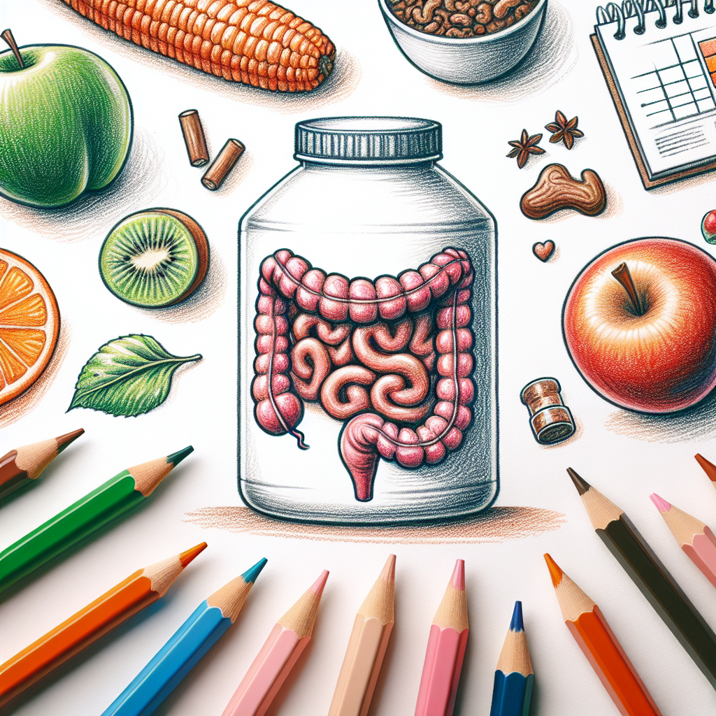 Pastelková ilustrace znázorňující téma: Zdravá výživa