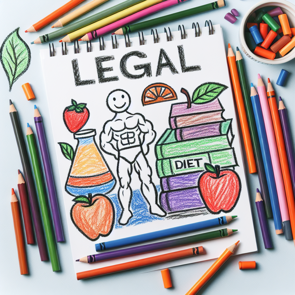 Pastelková ilustrace znázorňující téma: Diety a výživa