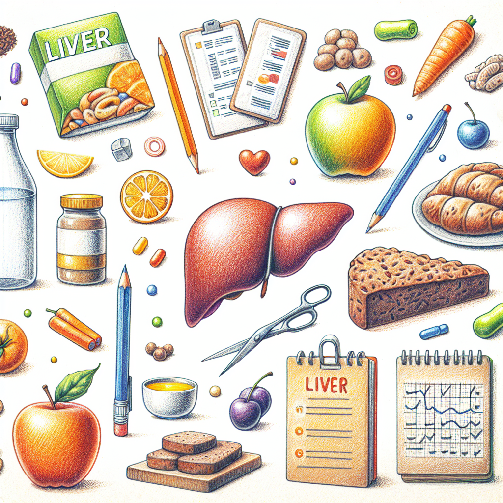 Pastelková ilustrace znázorňující téma: Diety a výživa