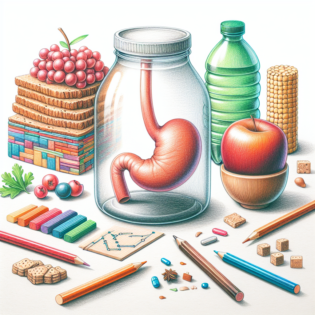 Pastelková ilustrace znázorňující téma: Zdravá výživa