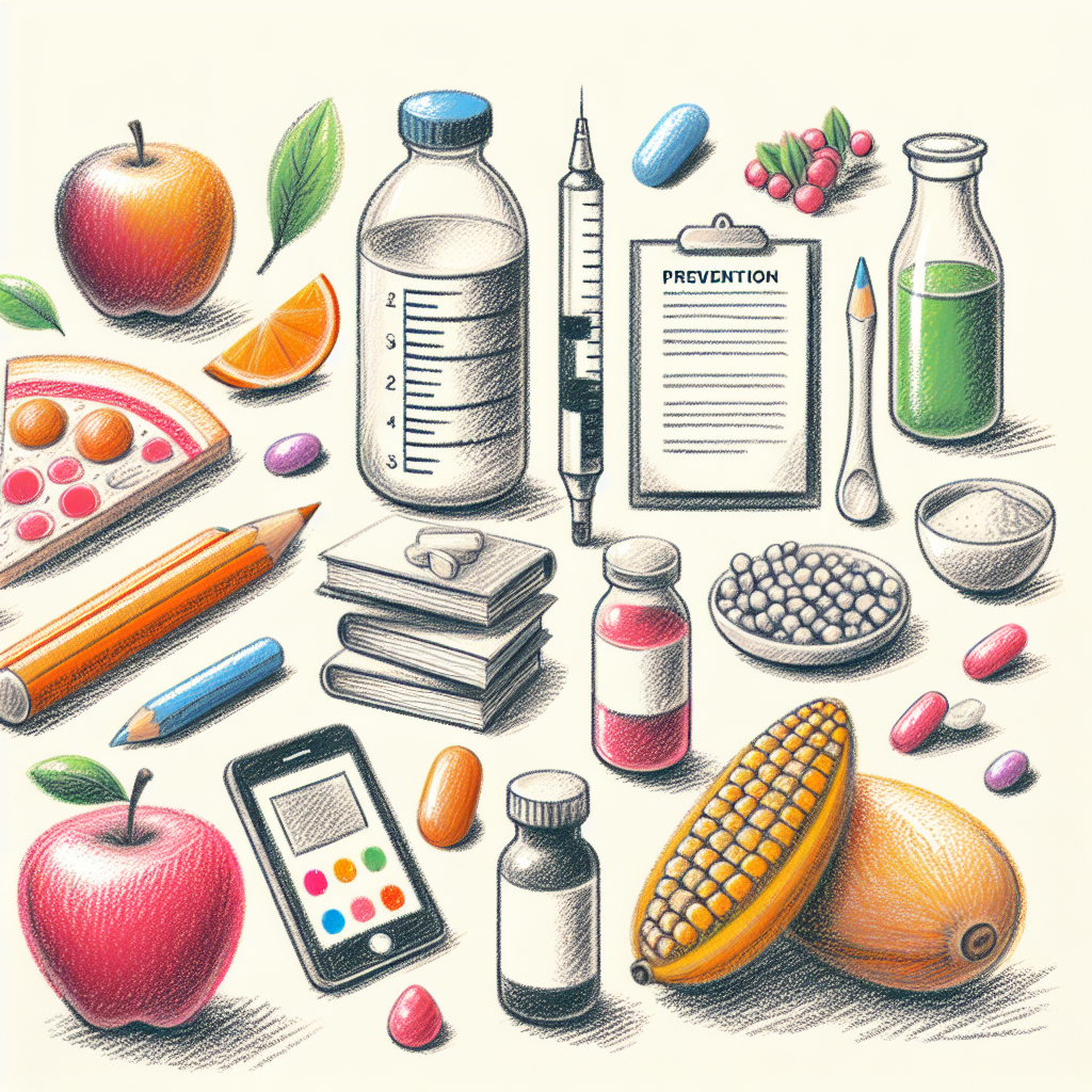 Pastelková ilustrace znázorňující téma: Zdraví