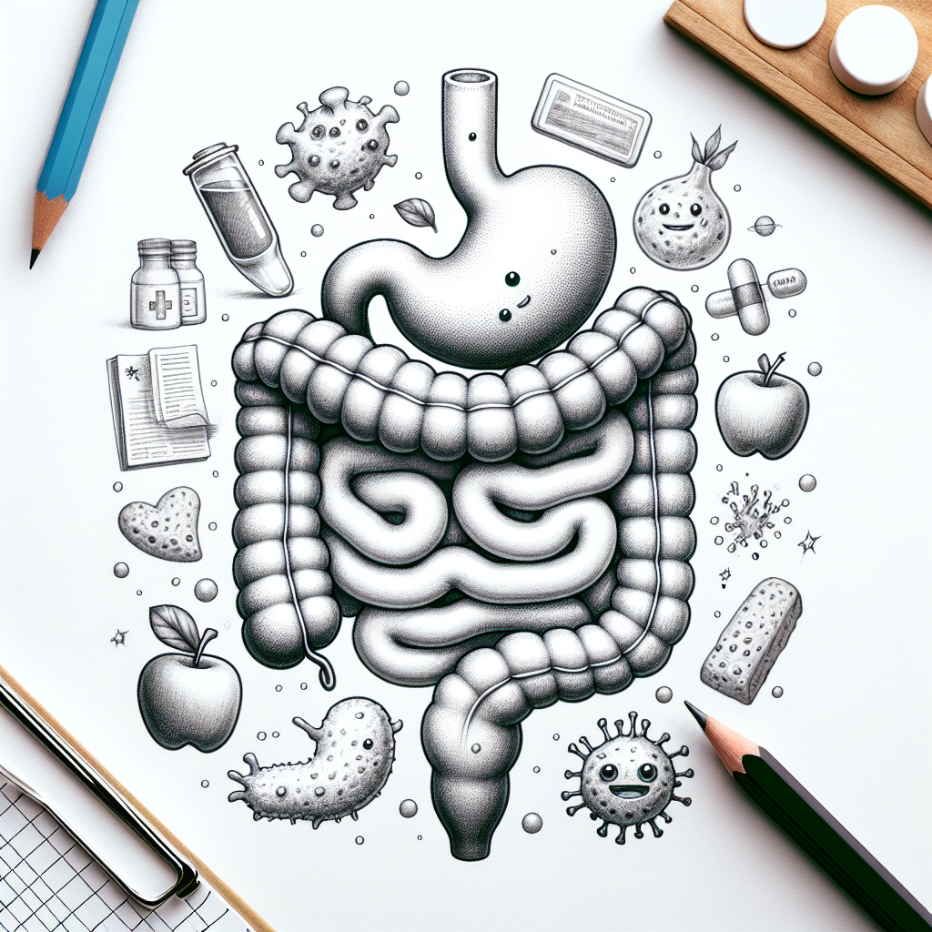 Pastelková ilustrace znázorňující téma: Zdraví a výživa