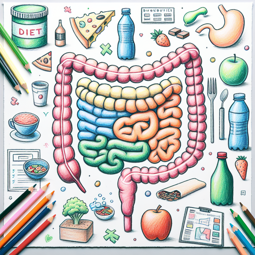 Pastelková ilustrace znázorňující téma: Zdravá výživa