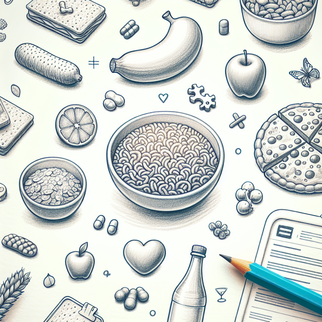 Pastelková ilustrace znázorňující téma: Zdraví a výživa