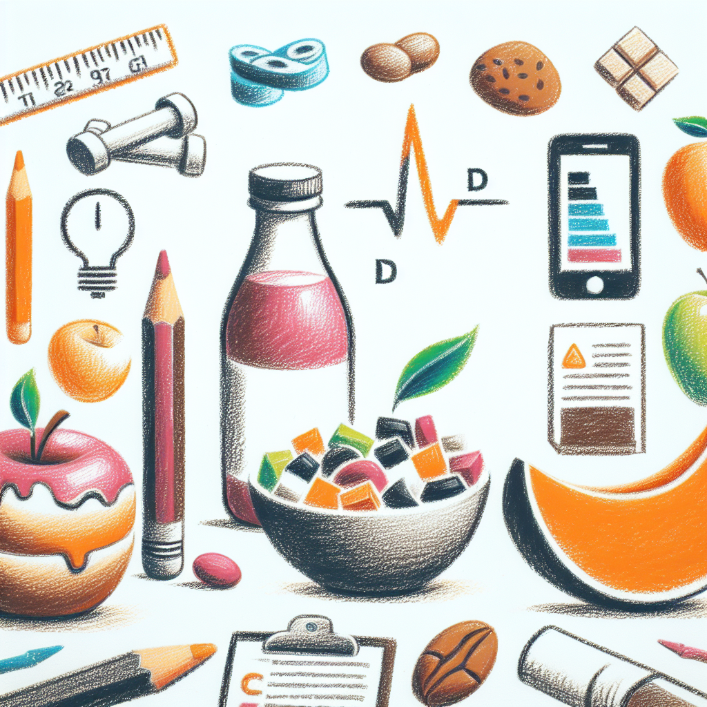 Pastelková ilustrace znázorňující téma: Zdravá výživa