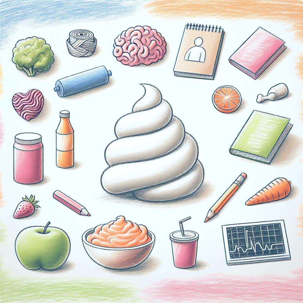 Pastelková ilustrace znázorňující téma: Zdravá výživa