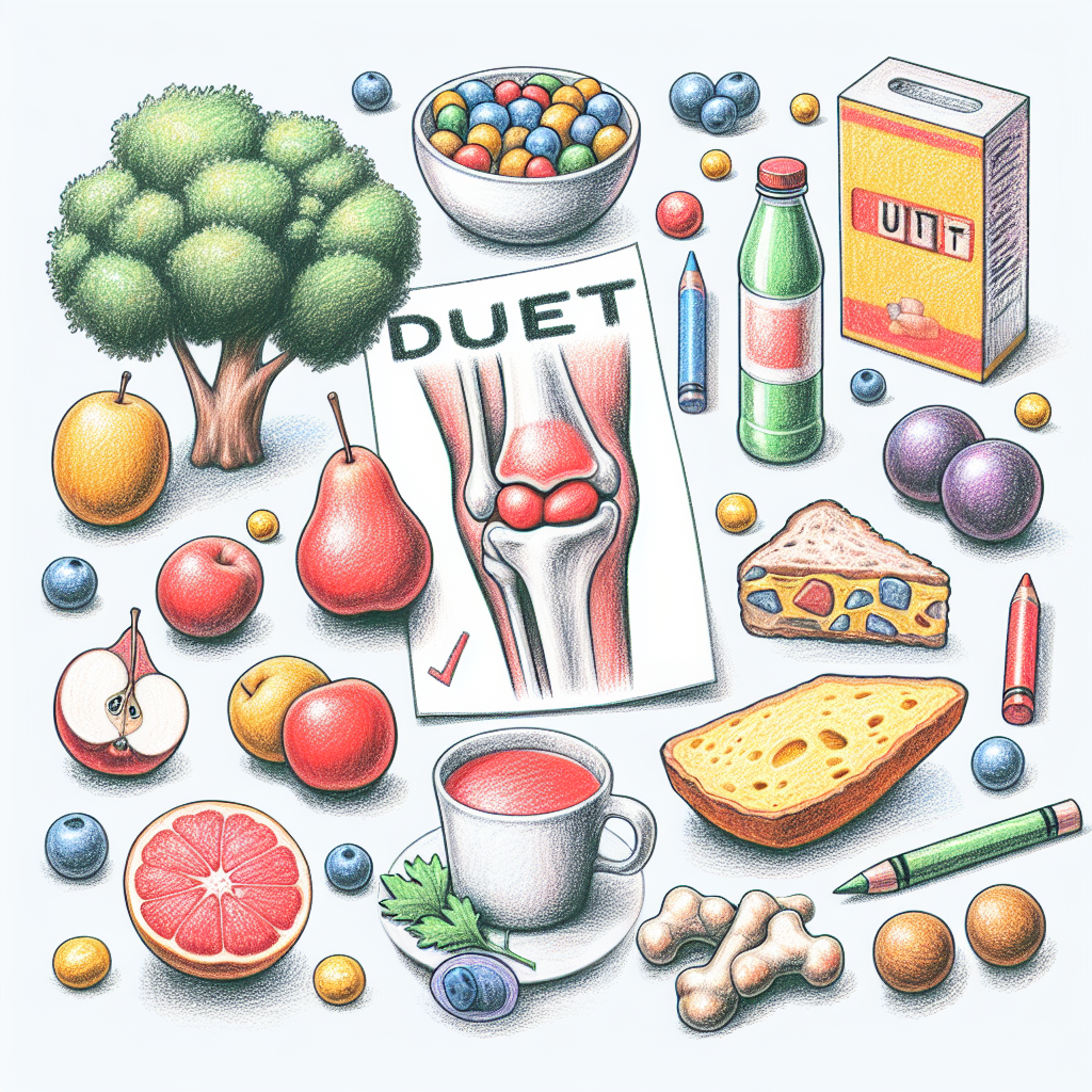 Pastelková ilustrace znázorňující téma: Dieta a výživa
