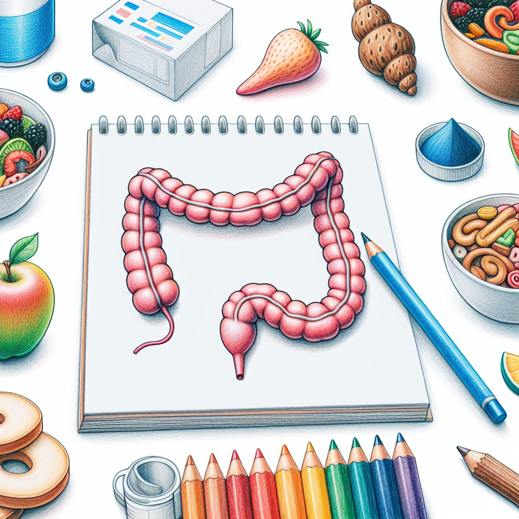Pastelková ilustrace znázorňující téma: Zdraví a výživa