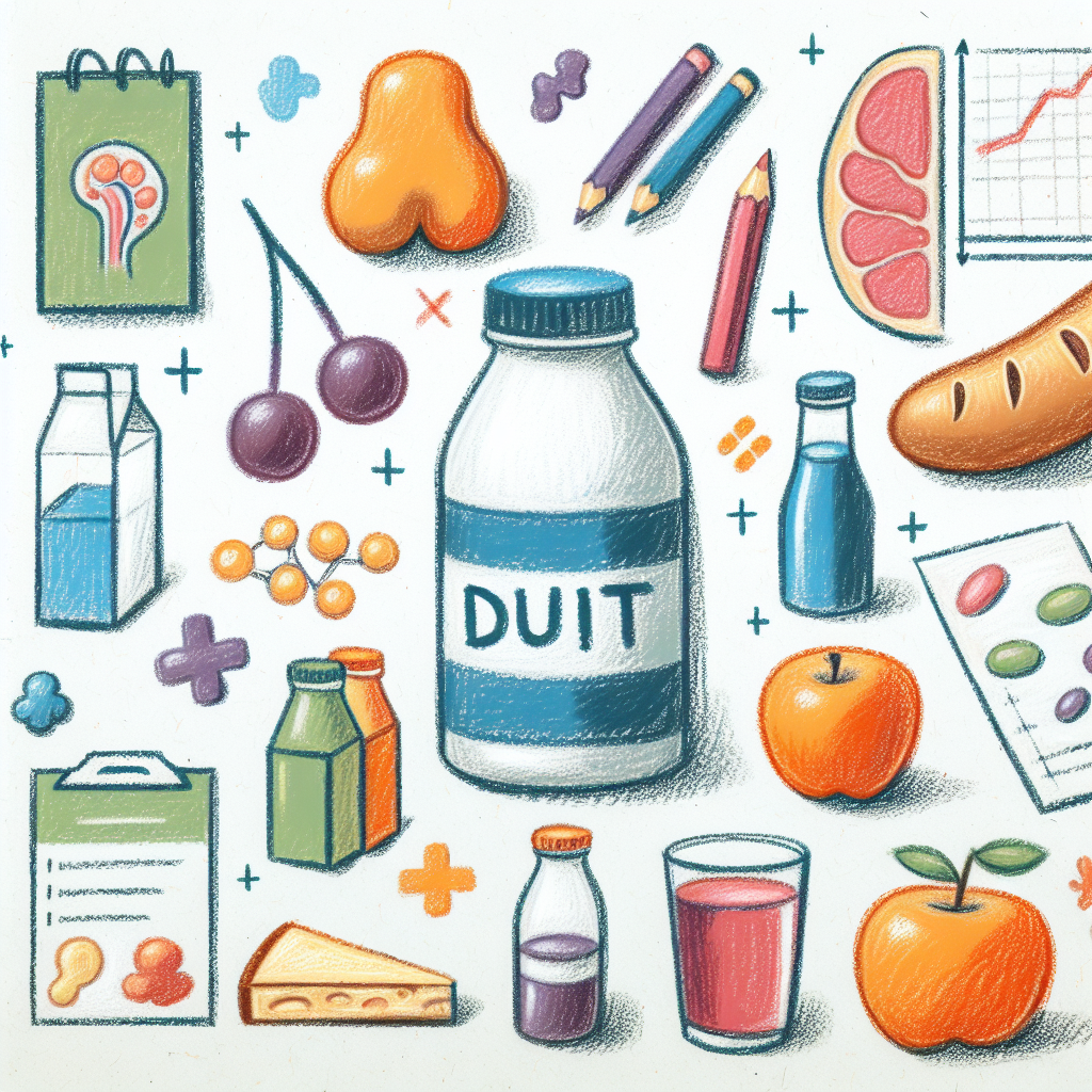 Pastelková ilustrace znázorňující téma: Zdravá výživa